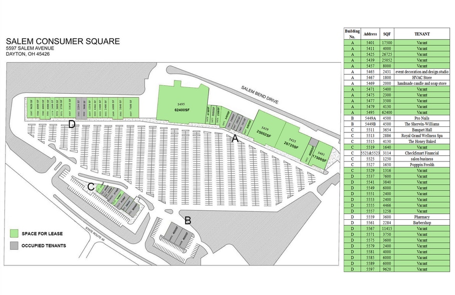 More Photos Of 5537-5597 Salem Ave, Dayton Unknown For Lease