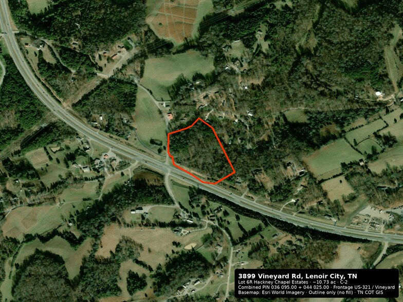 More Photos Of 3899 Vineyard rd, Lenoir City Land For Sale