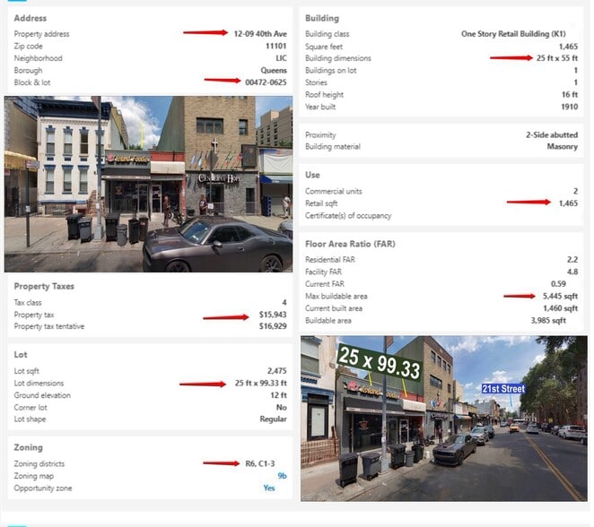 More Photos Of 1209 40th Ave, Long Island City Land For Sale