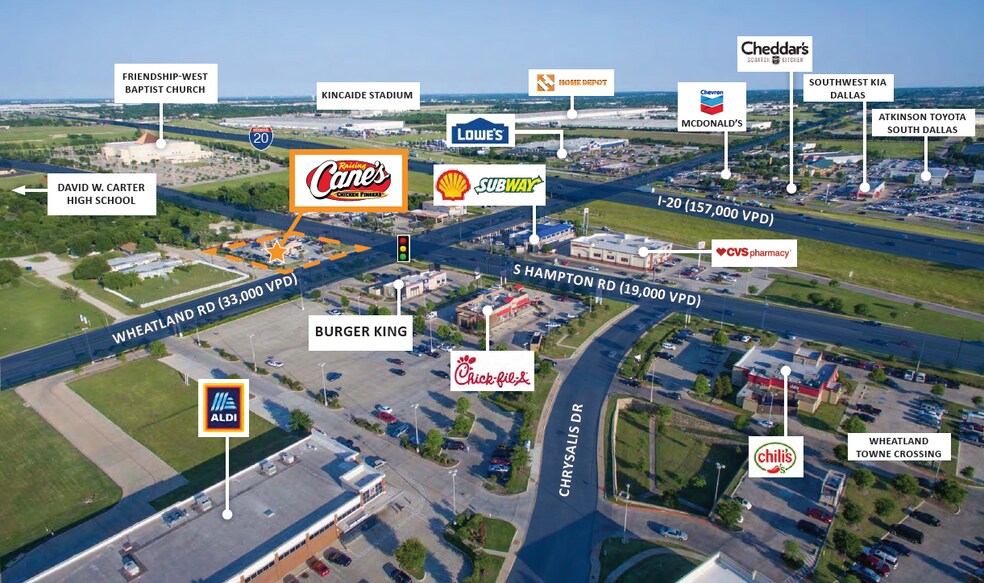 More Photos Of 8150 S Hampton Rd, Dallas Fast Food For Sale