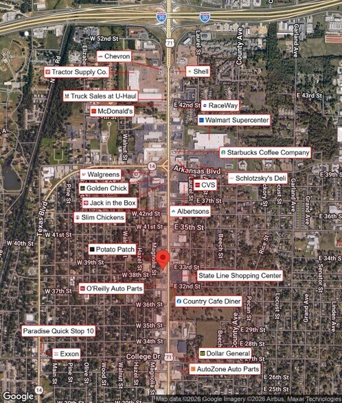 More Photos Of 3801-3811 N State Line Ave, Texarkana General Retail For Lease