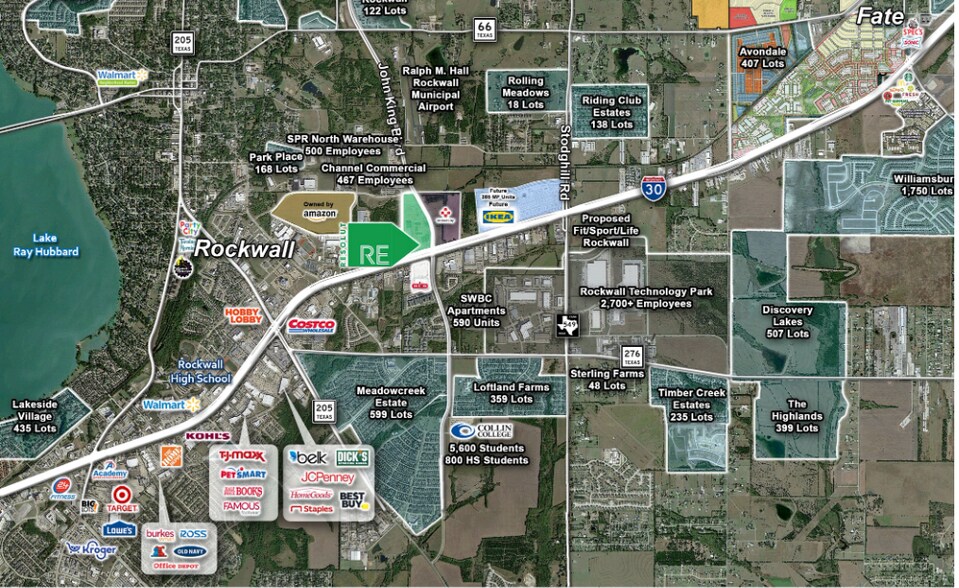 More Photos Of NEC I-30 And John King, Rockwall Land For Sale