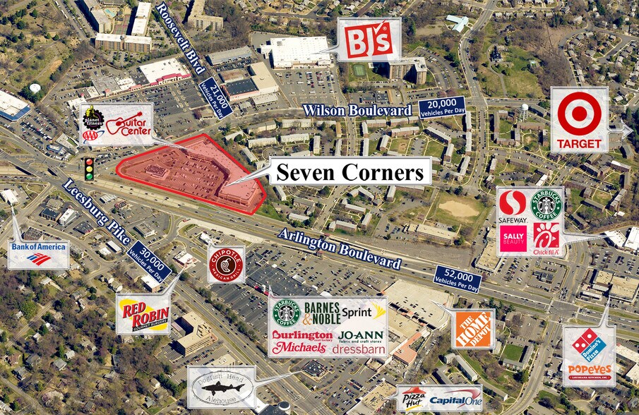 Primary Photo Of 6270-6290 Arlington Blvd, Falls Church Unknown For Lease