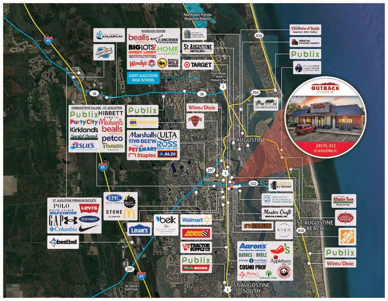 More Photos Of Outback Steakhouse, Saint Augustine Restaurant For Sale