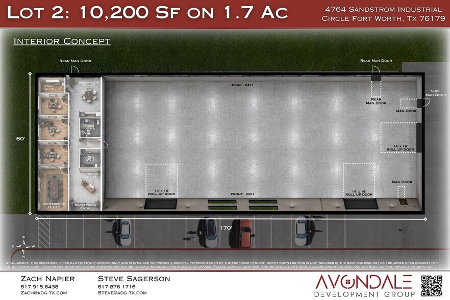 More Photos Of 4764 Sandstrom Industrial Circle, Fort Worth Flex For Sale
