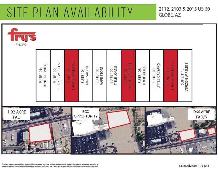 More Photos Of 2115 US Highway 60, Globe Unknown For Lease