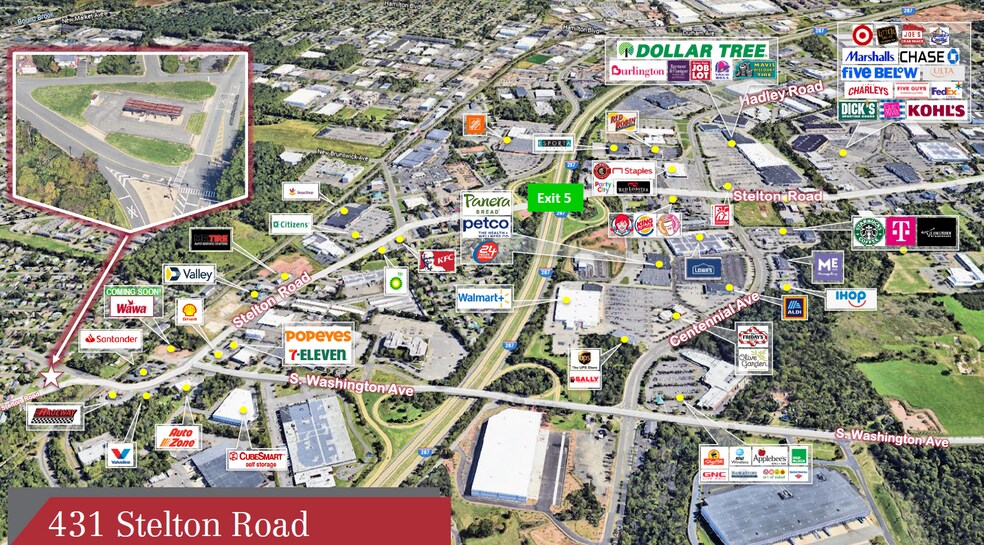 Primary Photo Of 431 Stelton Rd, Piscataway Land For Lease