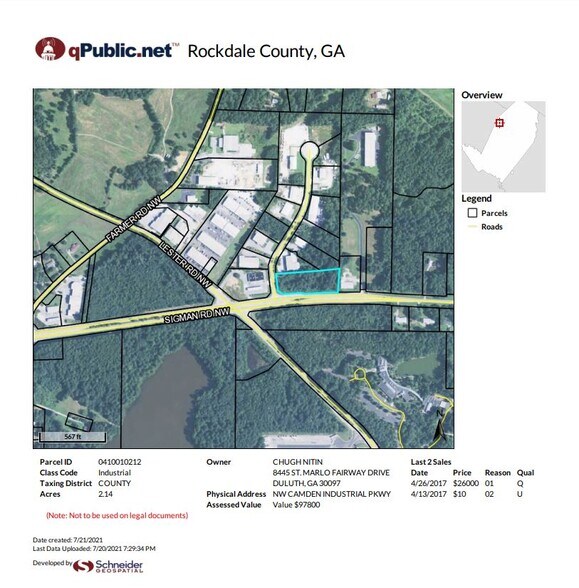 More Photos Of 201 Camden Industrial Pky, Conyers Land For Sale