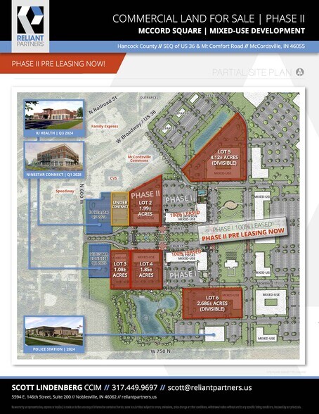 More Photos Of US 36 & Mt Comfort rd, McCordsville Storefront Retail Office For Lease