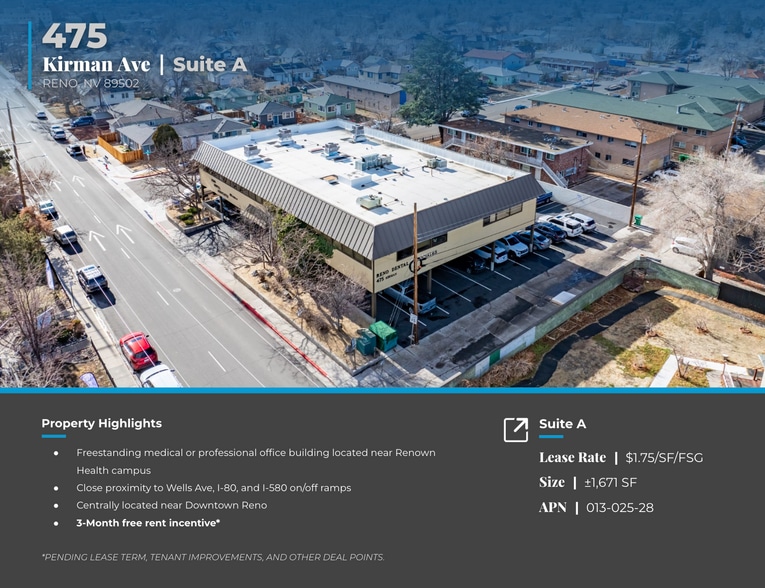 More Photos Of 475 Kirman Ave, Reno Medical For Lease