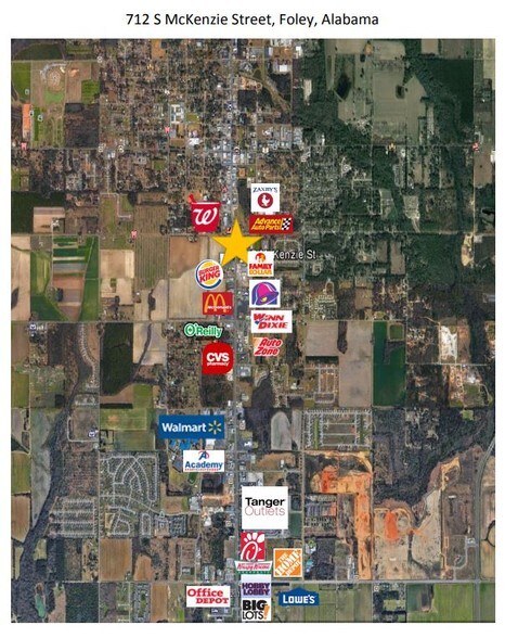 More Photos Of 712 S McKenzie St, Foley Fast Food For Lease