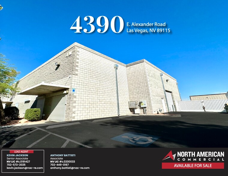 Primary Photo Of 4390 E Alexander Rd, Las Vegas Warehouse For Sale