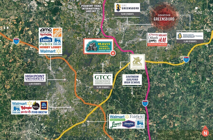 More Photos Of 5701 W Gate City Blvd, Greensboro Auto Repair For Sale