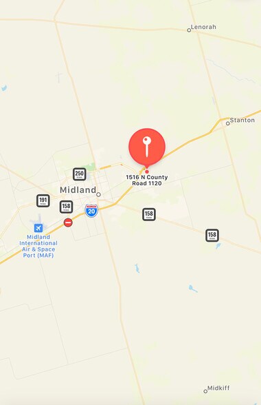 More Photos Of 1516 County Road 1120, Midland Land For Sale