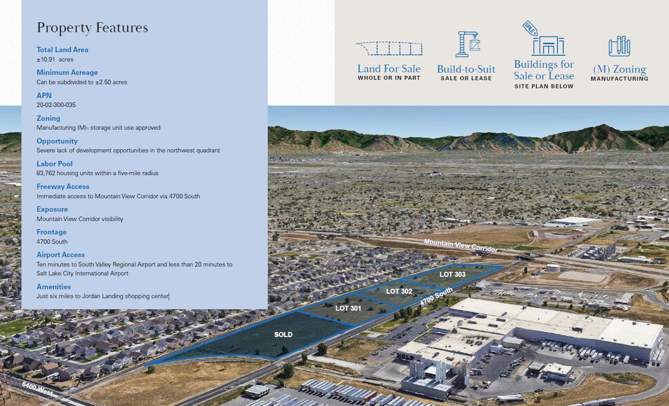 More Photos Of 4686 South 6000 West, West Valley City Land For Sale