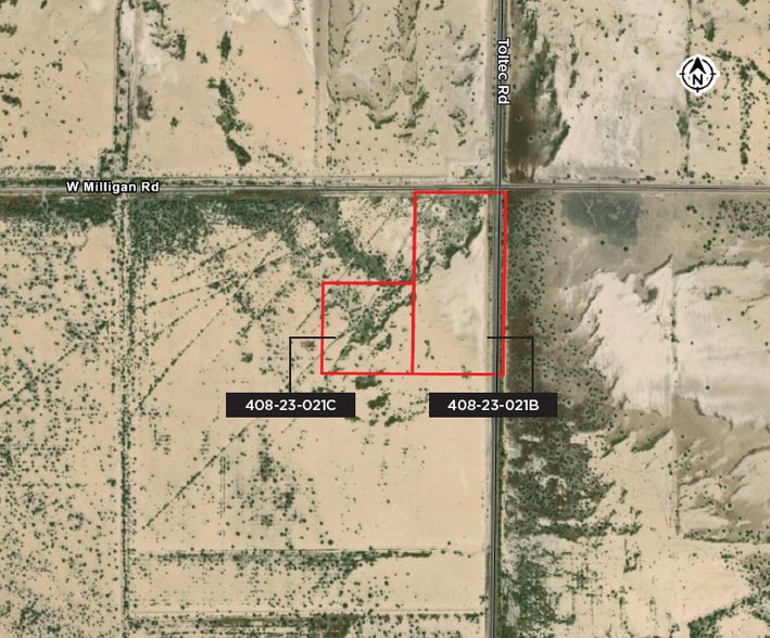 Primary Photo Of MILLIGAN Rd @ Toltec Hwy, Eloy Land For Sale