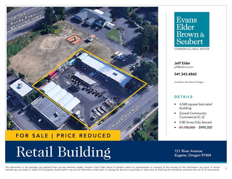 More Photos Of 121 River Ave, Eugene Freestanding For Sale