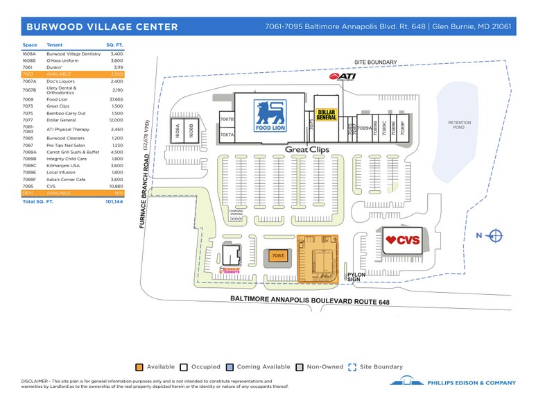 More Photos Of 7091 Baltimore Annapolis Blvd, Glen Burnie General Retail For Lease