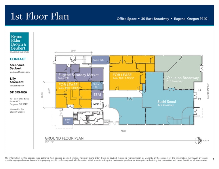 More Photos Of 30 E Broadway, Eugene Office For Lease