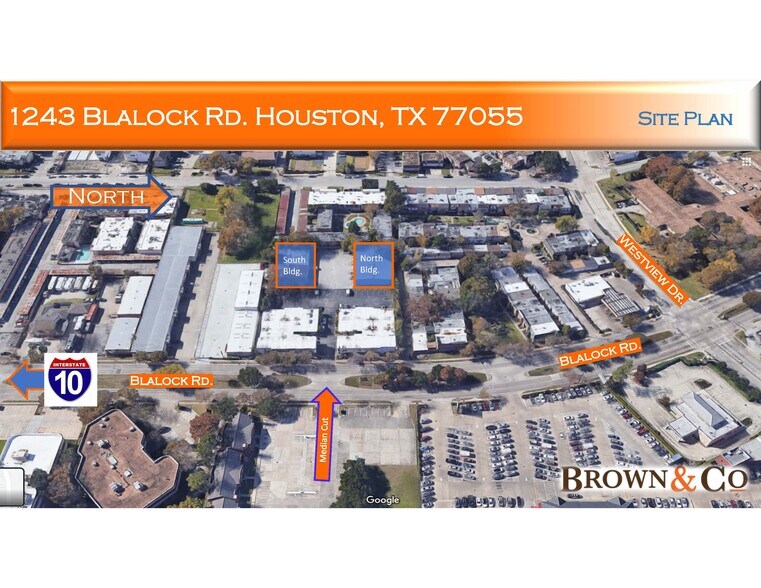 More Photos Of 1243 Blalock Rd, Houston Warehouse For Sale