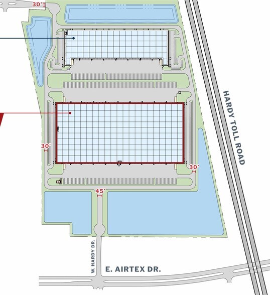 More Photos Of 20320 Hardy Road, Houston Distribution For Lease