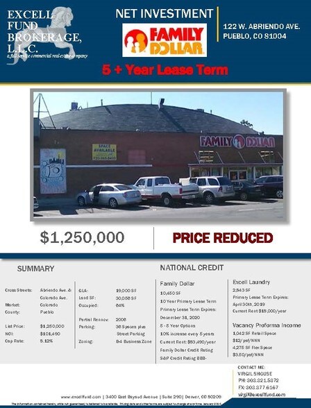 More Photos Of 122 W Abriendo Ave, Pueblo Freestanding For Lease