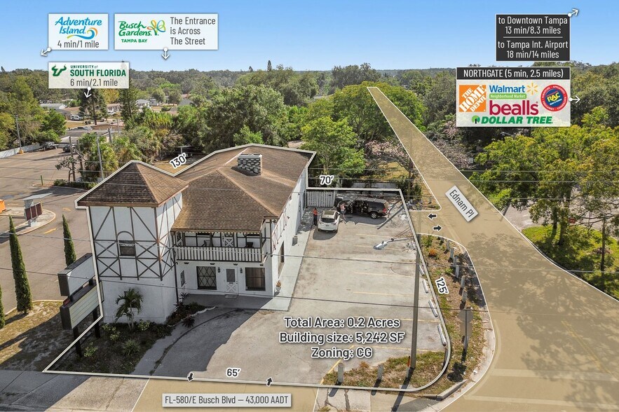 More Photos Of 3601 E Busch Blvd, Tampa Storefront Retail Office For Sale