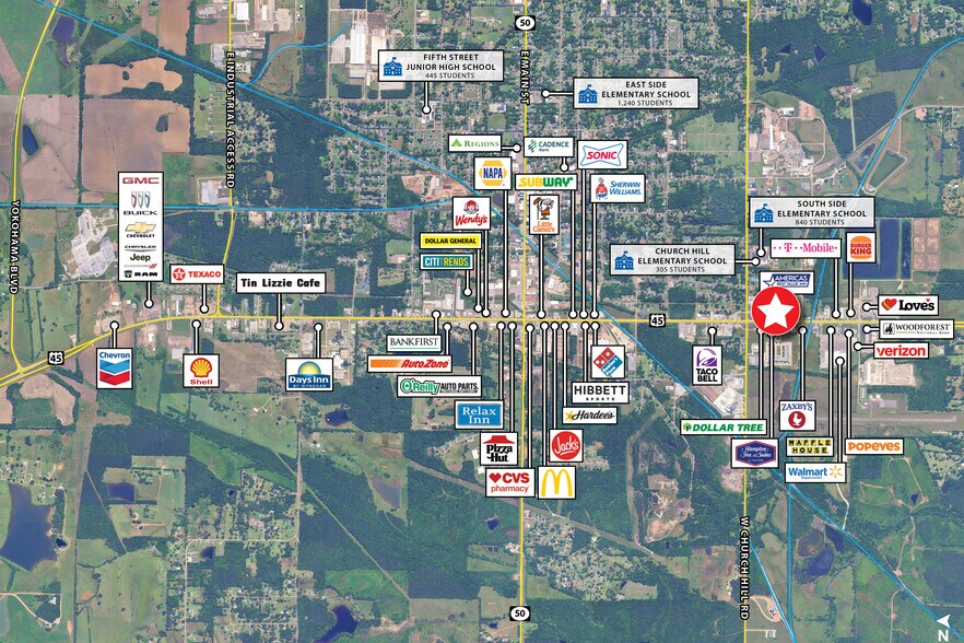 More Photos Of 5810 Highway 45 Alt, West Point Fast Food For Sale