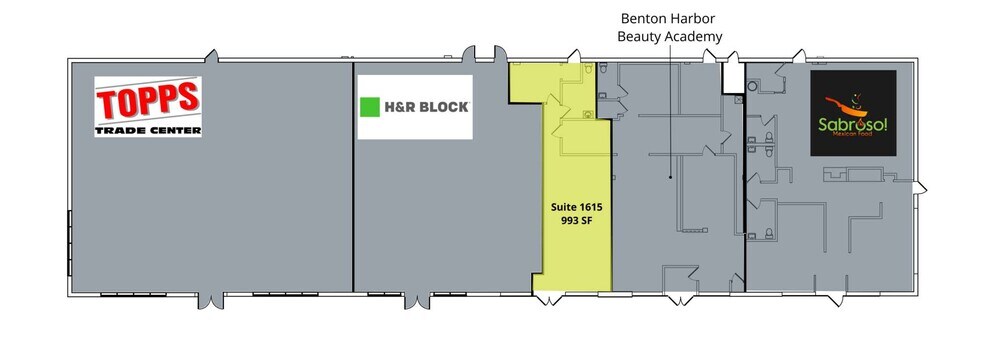 More Photos Of 1609-1619 Mall Dr, Benton Harbor General Retail For Sale