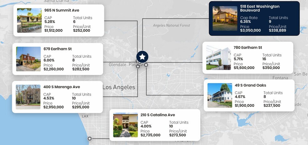 More Photos Of 518 E Washington Blvd, Pasadena Apartments For Sale