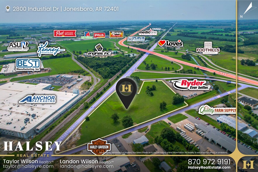 More Photos Of 2800 Industrial Dr, Jonesboro Land For Sale