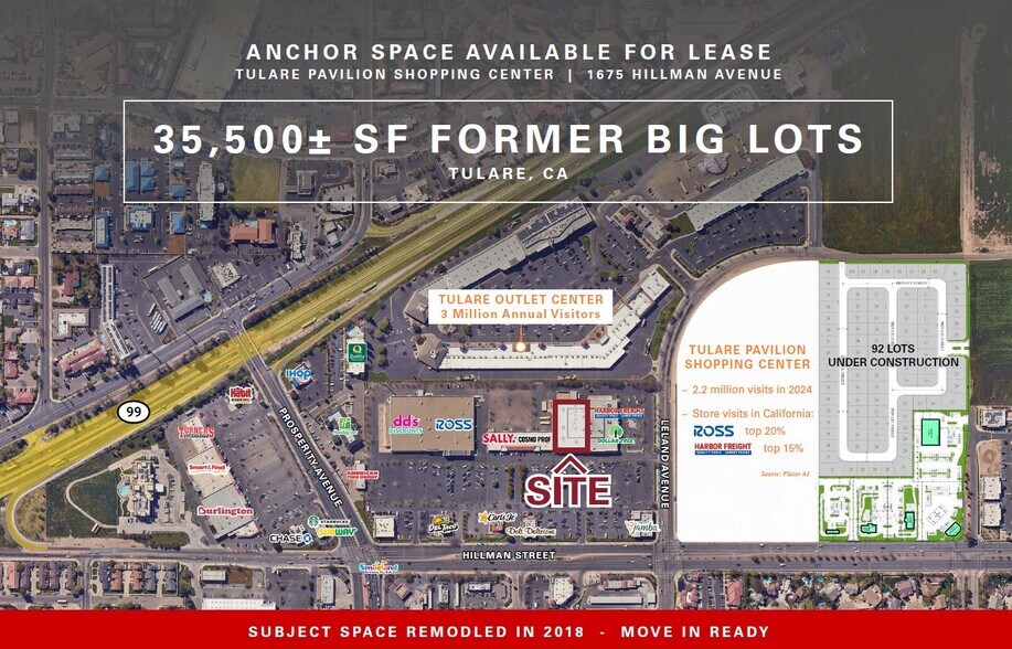 Primary Photo Of 1675 Hillman St, Tulare Freestanding For Lease