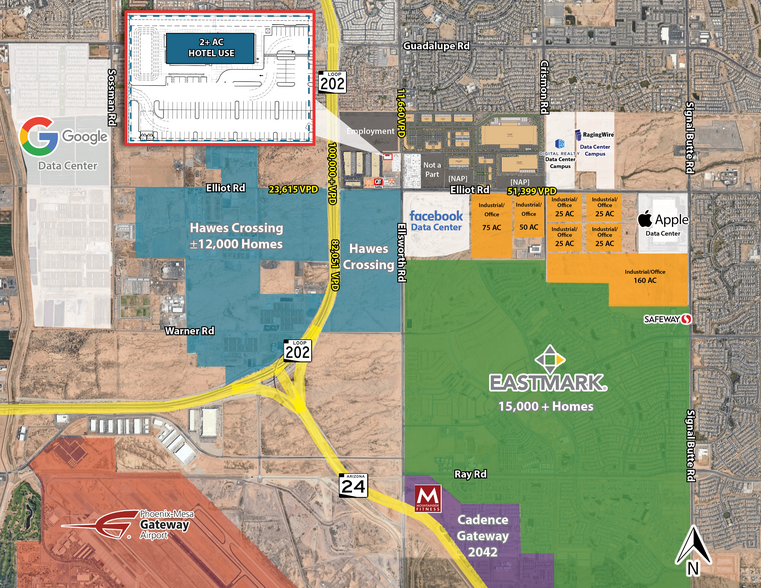 Primary Photo Of 3438 S Ellsworth Rd, Mesa Land For Sale