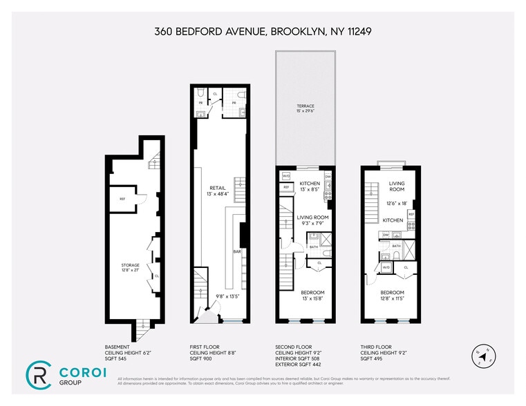 More Photos Of 360 Bedford Ave, Brooklyn Storefront Retail Residential For Sale