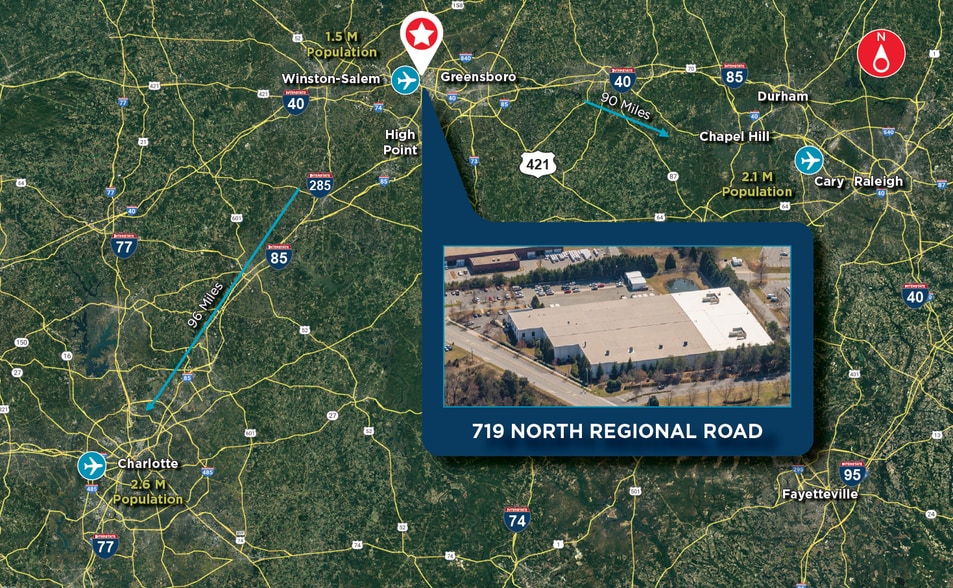 More Photos Of 719 N Regional Rd, Greensboro Warehouse For Lease