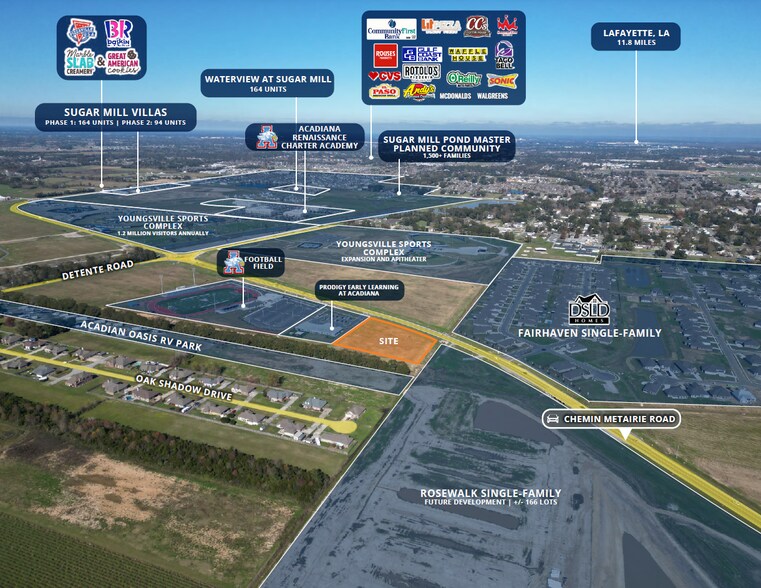 More Photos Of 2540 Chemin Metairie Parkway, Youngsville Land For Sale