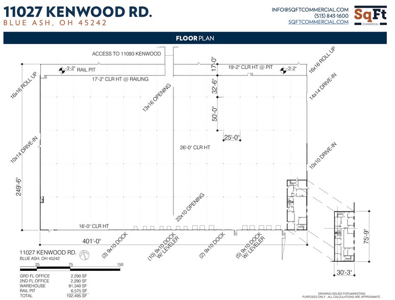 More Photos Of 11027 Kenwood Rd, Blue Ash Warehouse For Lease