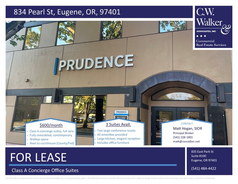 More Photos Of 834 Pearl St, Eugene Office For Lease