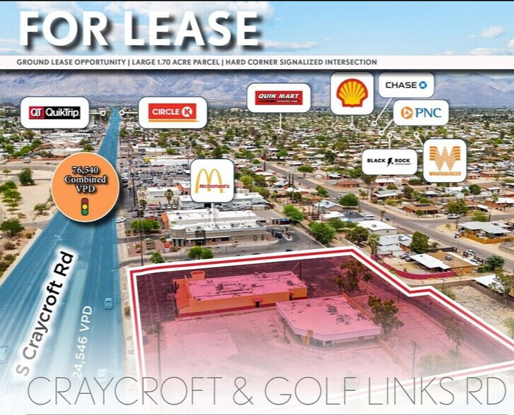 Primary Photo Of 2545 S Craycroft Rd, Tucson Land For Lease