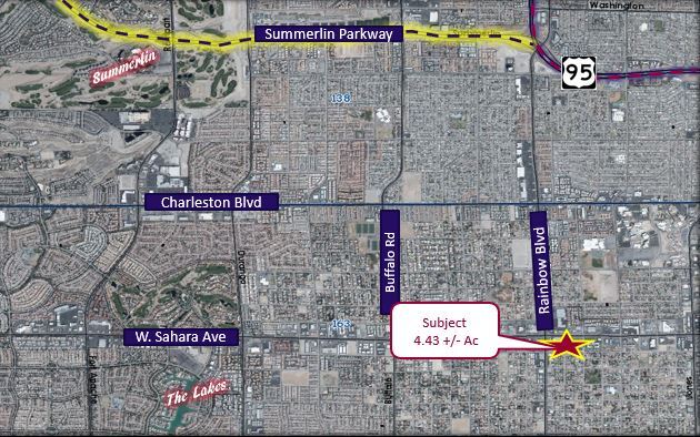 More Photos Of Sahara & Rainbow, Las Vegas Land For Sale