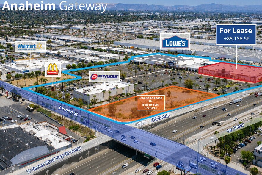 More Photos Of 1500 N Lemon St, Anaheim Land For Lease