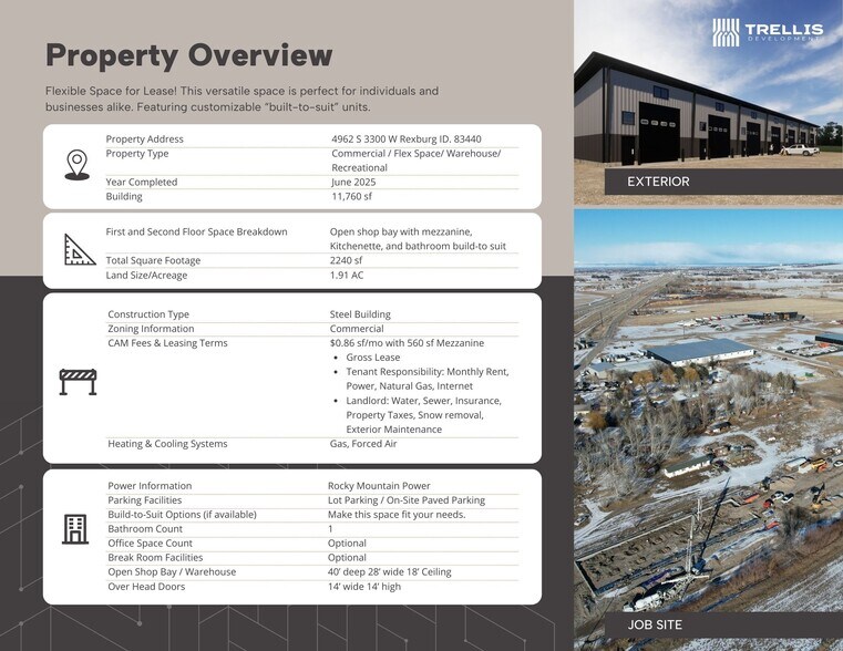 More Photos Of 4962 S 3300 W, Rexburg Light Distribution For Lease