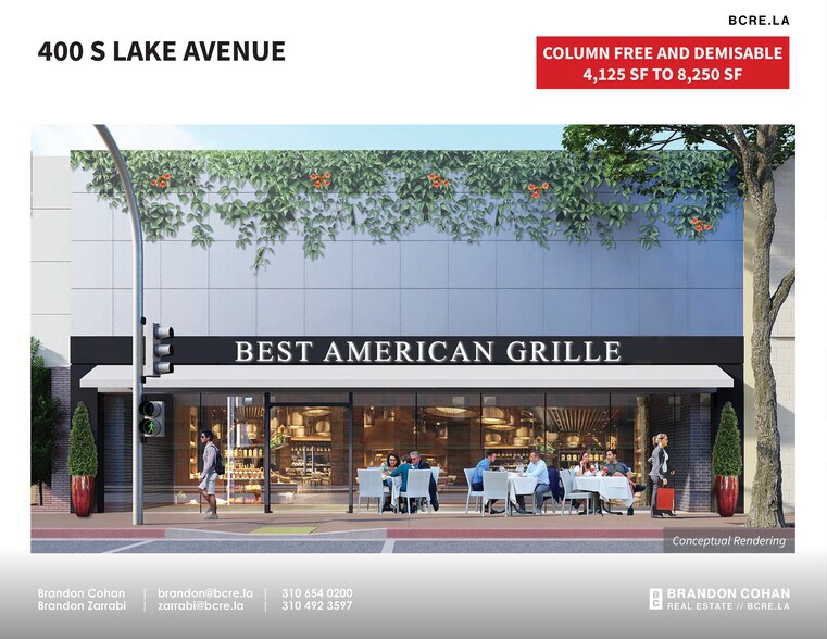 More Photos Of 396-400 S Lake Ave, Pasadena Storefront For Lease