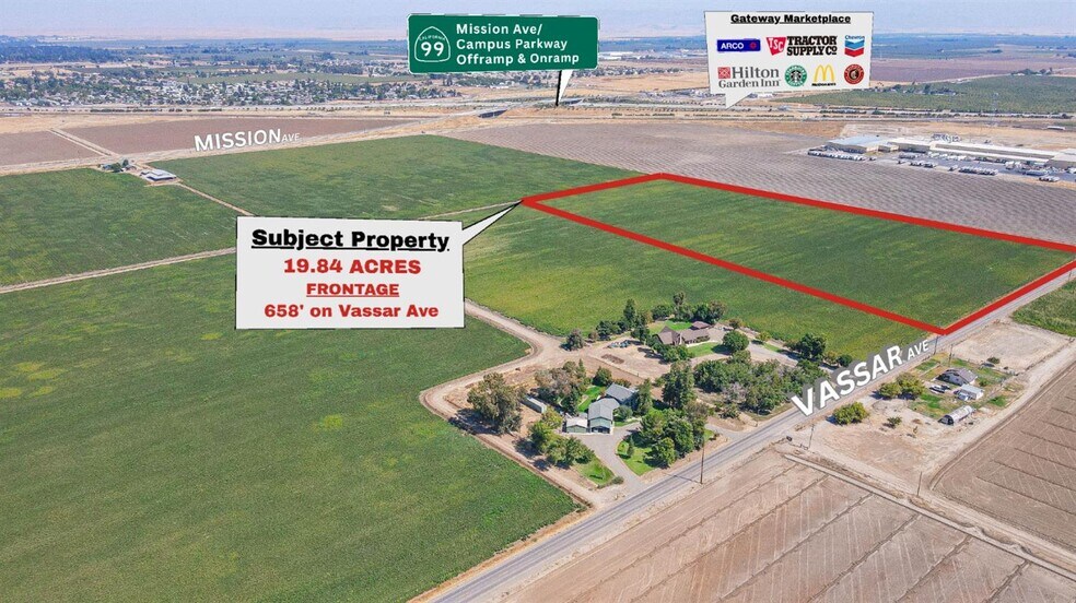 Primary Photo Of 0 Vassar Avenue, Merced Land For Sale