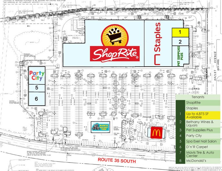 More Photos Of 3106-3140 State Route 35, Hazlet Unknown For Lease