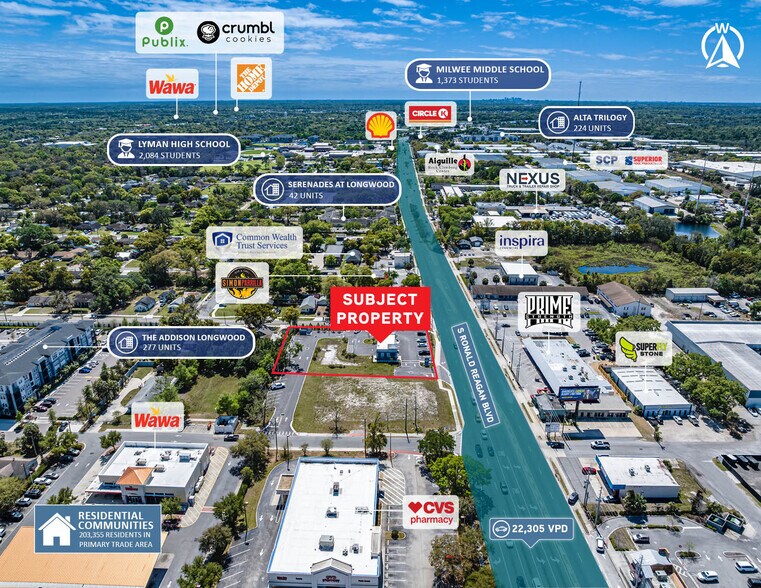 More Photos Of 189 S Ronald Reagan Blvd, Longwood Freestanding For Sale