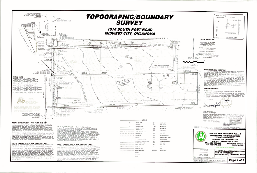 Primary Photo Of 1816 S Post Rd, Midwest City Land For Sale