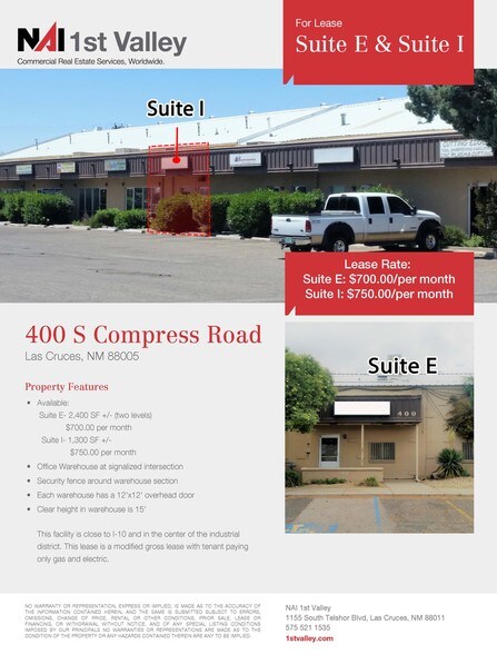 More Photos Of 400 S Compress Rd, Las Cruces Service For Lease