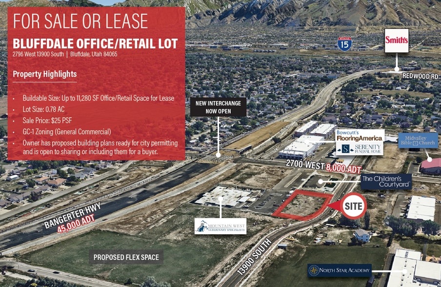 Primary Photo Of 2796 W 13900 S, Bluffdale Land For Sale