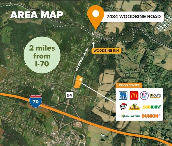 More Photos Of 7434 Woodbine Rd, Woodbine Land For Sale